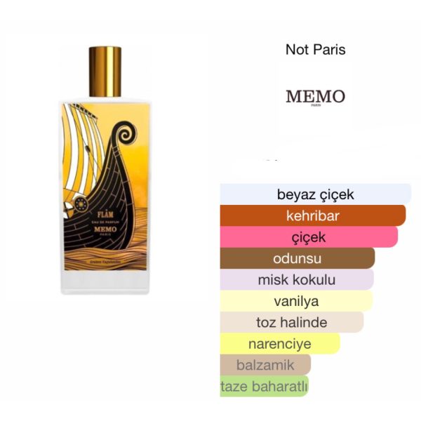 Memo Paris Flam EDP 75 ML Unisex Parfüm - Görsel 2