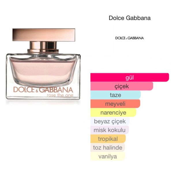 Dolce & Gabbana Rose The One EDP 75 ML Kadın Parfüm - Görsel 2