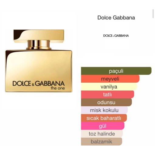 Dolce & Gabbana The One Gold EDP 75 ML Kadın Parfüm - Görsel 2