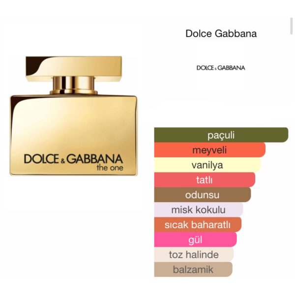 Dolce & Gabbana The One Gold EDP 75 ML Kadın Parfüm - Görsel 2