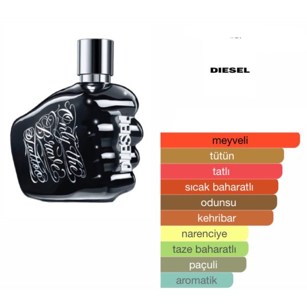 Diesel Only The Brave Tattoo EDT 125 ML Erkek Parfüm - Görsel 2