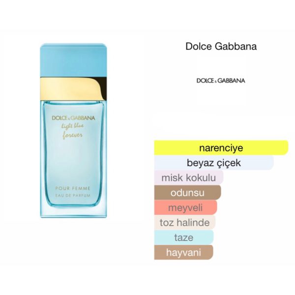 Dolce & Gabbana Light Blue Forever EDP 100 ML Kadın Parfüm - Görsel 2