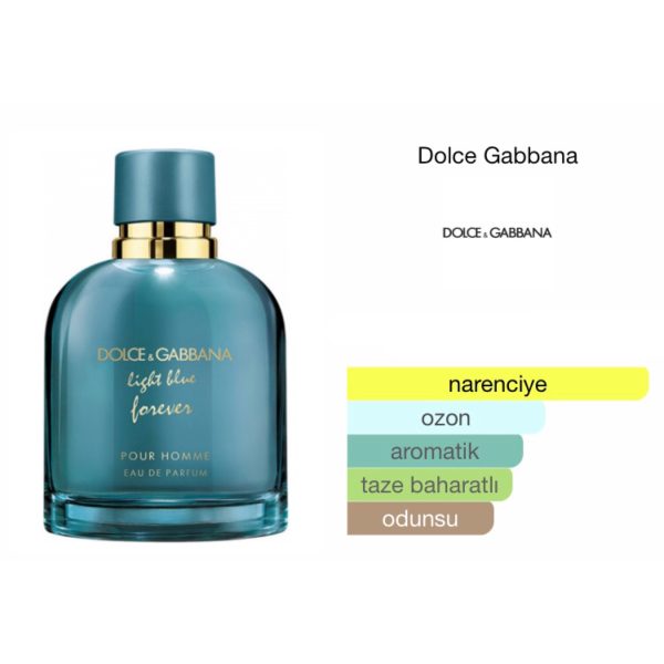 Dolce & Gabbana Light Blue Forever EDP 100 ML Erkek Parfüm - Görsel 2