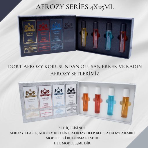 Lion Francesco Afrozy Man Series 4x25 ML Seyahat Boyu Erkek Parfüm - Görsel 2