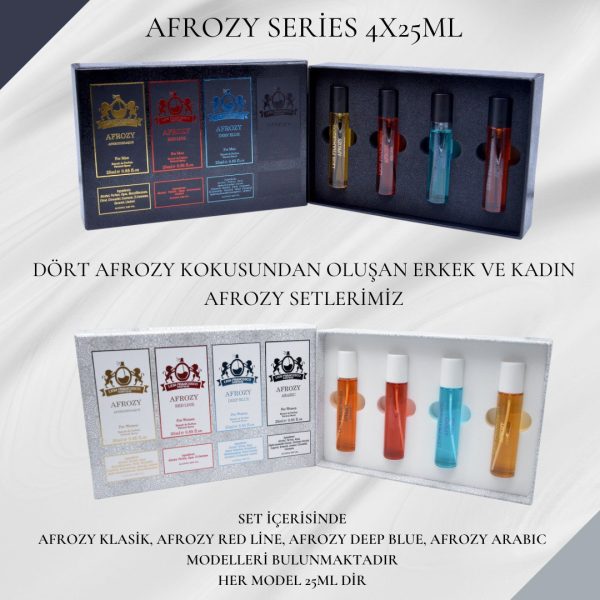 Lion Francesco Afrozy Man Series 4x25 ML Seyahat Boyu Erkek Parfüm - Görsel 2