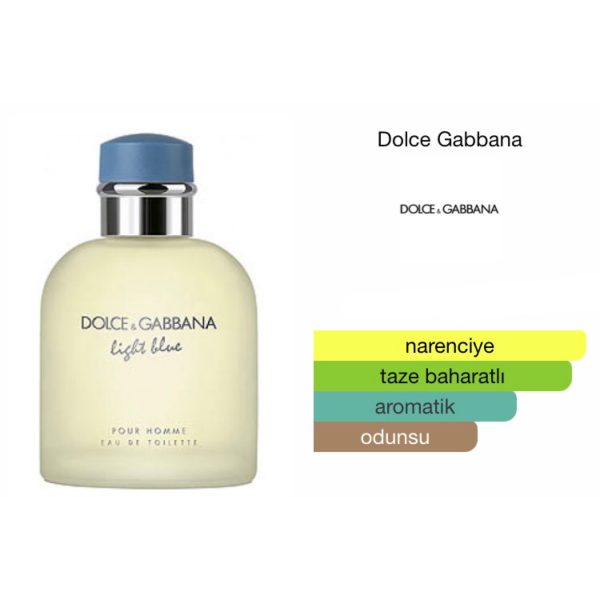 Dolce & Gabbana Light Blue EDT 125 ML Erkek Parfüm - Görsel 2