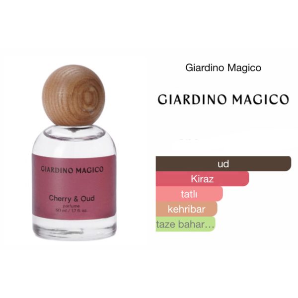 Giardino Magico Cherry & Oud EDP 100 ML Unisex Parfüm - Görsel 2