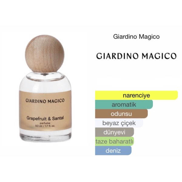 Giardino Magico Grapefruit & Santal EDP 100 ML Unisex Parfüm - Görsel 2