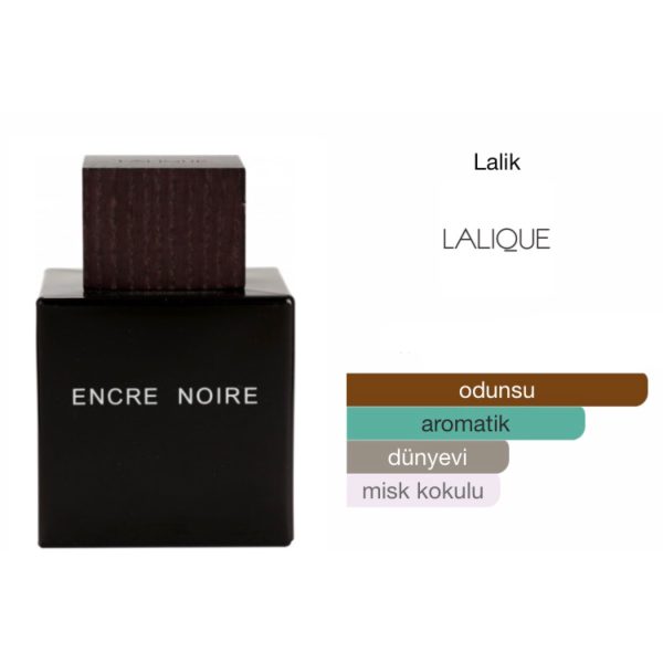 Lalique Encre Noire Pour Homme Edt 100 ML Erkek Parfüm - Görsel 2