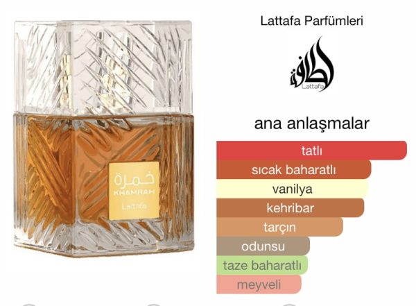 Lattafa Khamrah EDP 100 Ml Unisex Parfüm - Görsel 2